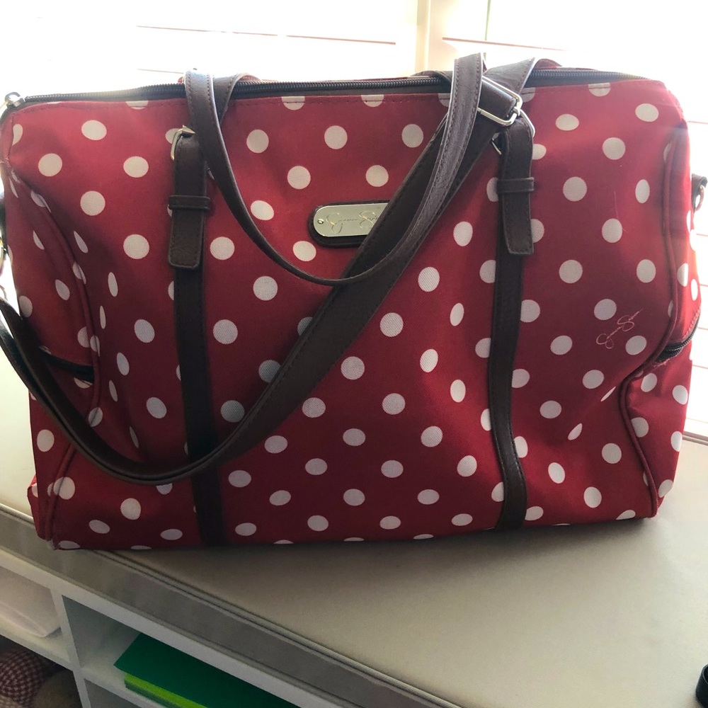 Jessica Simpson overnight bag